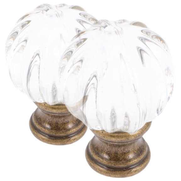2pcs Lamp Finial Lamp Topper Caps Lamp Knobs for Lamp Shade Holder Decoration