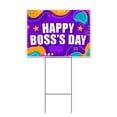 thumbnail image 1 of Happy Boss's Day (18" x 24") Yard Sign, Includes Metal Step Stake, 1 of 6