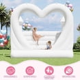 thumbnail image 3 of Jocisland Inflatable White Bounce House, 13.1×13.1×9.8ft PVC Inflatable White Castle with 950W Blower, for Wedding and Party Decorations, 3 of 8