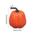 thumbnail image 3 of Stackable Plastic Halloween Pumpkins Bulk, Set of 4 Decorative Pumpkins for Fall Table Centerpiece, Indoor Outdoor Thanksgiving & Autumn Decor, 3 of 6