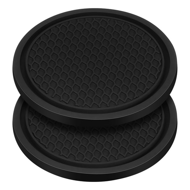FELTECHELECTR 2 posavasos de silicona antideslizantes para coche, posavasos para vehículo, posavasos para taza