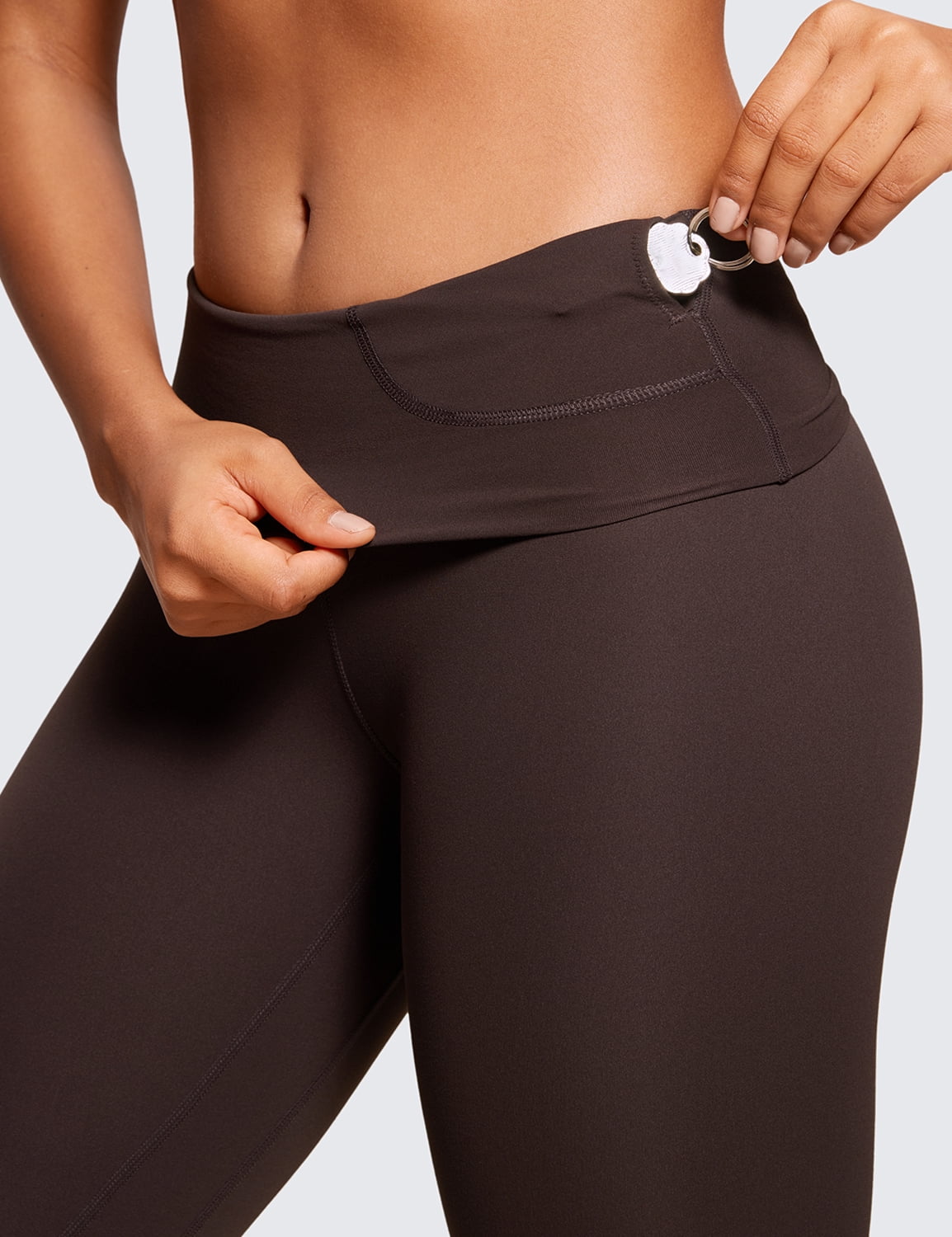 CRZ YOGA Super High Waisted Butterluxe Yoga Pants 25 Inches Workout Leggings for Women
