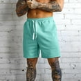 thumbnail image 2 of Sngxgn Mens Casual Performance Slim Fit Active Sports Walking Shorts(Light Blue,XXXL), 2 of 6