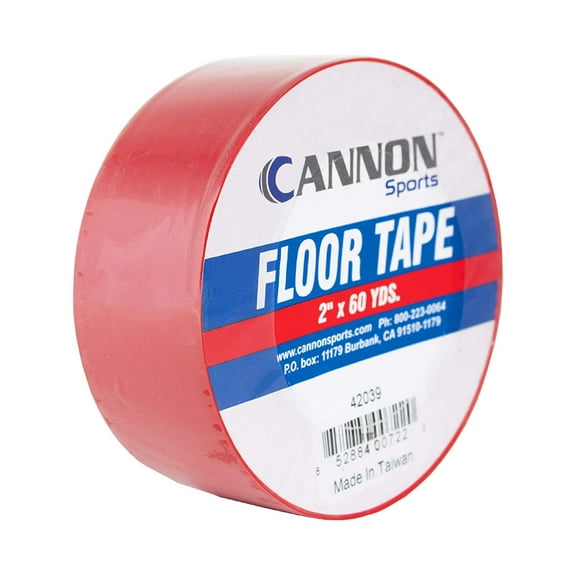 Cannon Sports Red 2-inch X 60 Yards Floor Marking Tape