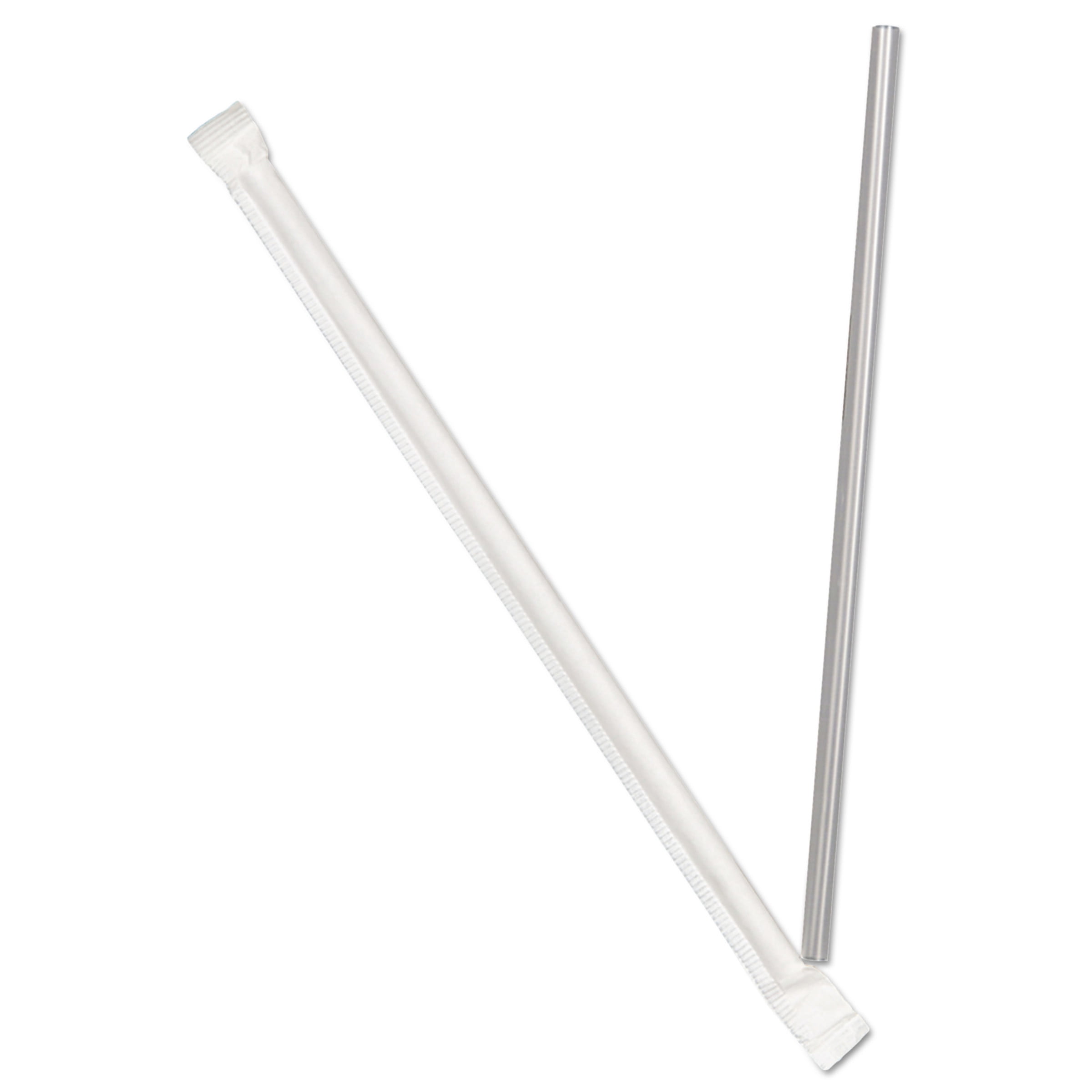 Jumbo Clear Straws - 500 Count by Mann Lake