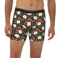 thumbnail image 2 of Men'S Boxer Briefs, Cute Fried Egg Vegetable Soft And Breathable Mens Underwear Boxer Briefs With Widen Waist, 2 of 2