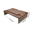 thumbnail image 2 of MLINS Wood Monitor Riser for Computer with Coffee Color and Multi Functional Maximize Desk .5 x 8.5 inches, 2 of 7