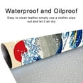 thumbnail image 3 of Japanese Sea Wave Large Mouse Pad,Cool Extended Gaming Desk Pad,Office Desk Mat,PU Leather Waterproof Mousepad,HD Printing, for School Office Home and Game,31.5" x 15.7" -Kanagawa Surfing, 3 of 7
