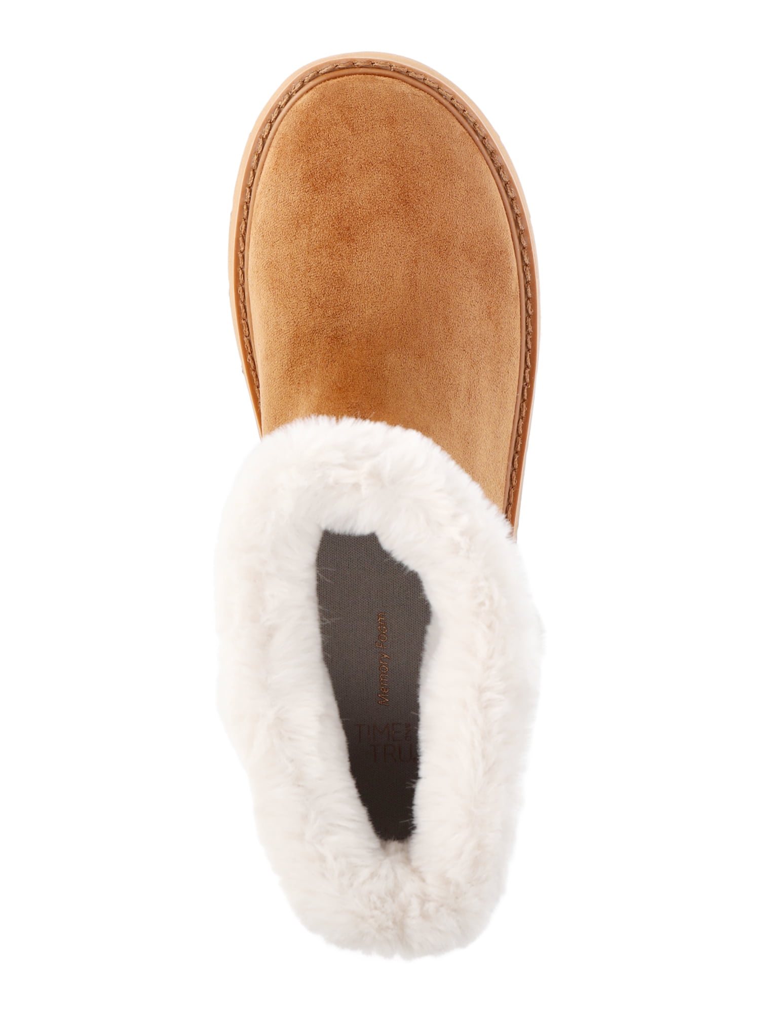 Time and Tru Women's Platform Mini Cozy Boots