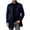 Navy, variant on Men's Pea Coat Slim Fits Winter Trench Overcoat,Stand Collar Button Front Outerwear with Pocket,Dress Jacket For Business Office Casual Warm Wear,Gray,M