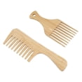 thumbnail image 7 of M Buder 2Pcs Bamboo Hair Pick Comb Anti Static Wide Tooth Styling Hair Detangler Bamboo Comb for Men Beard Grooming Wide Tooth Pick Comb Daily Use Premium Natural Wood Tool, 7 of 7