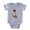 Heather Grey, variant on CafePress - Boxer Puppy - Cute Infant Baby Football Bodysuit