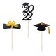thumbnail image 1 of 48 piezas 2022 Graduación Cupcake Toppers Selecciones de alimentos para decoraciones de escue secundaria Zulema primeros de la torta, 1 of 8