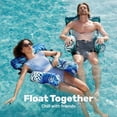 thumbnail image 2 of Joyfy 2 Packs Pool Floats Chairs Adult,Inflatable Floating Lounge Chairs,Blow up Pool Noodles for Adult Heavy Duty,Floating Chair for Party Summer Water Beach Lake Fun, 2 of 10