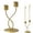 A, variant on Vintage Metal Candle Holders,2 Arm Candlestick Holder for Theme Party Table Centerpiece Decoration,Candle Stand for Birthday Holiday Christmas Halloween Wedding,Home Desktop Table Decor