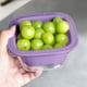 thumbnail image 5 of 1 cesta de drenaje doble grande de plástico para fregadero,cesta de filtro para almacenar verduras y frutas,organizador de cocina apto para alimentos (morado) Rkxzt, 5 of 9