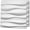 Flower Vase, variant on PETGLE 19.7" x 19.7" (Pack of 12) Wall Panel City, Black