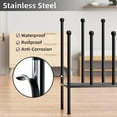 thumbnail image 2 of Free Standing Shoe Racks - Black Metal Boot Rack, Shoe Organizer for Dorm Room, Closet, Entryway, Bedroom, Patio Outdoor, Hallway, Black Shoe Rack Organizer, Shoe Storage Fit for 6 Pairs, 2 of 4