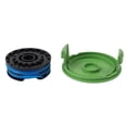 thumbnail image 2 of 7 Trimmer Spools for For Greenworks 21212/21272 6pcs 29242 Spools and 1 Cap Efficient 27ft Cutting Line for Lawn Maintenance, 2 of 9