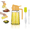 Yellow, variant on 16oz Oil Dispenser Bottle for Kitchen, restaurant - 2-in-1 Olive Oil and Cooking Spray