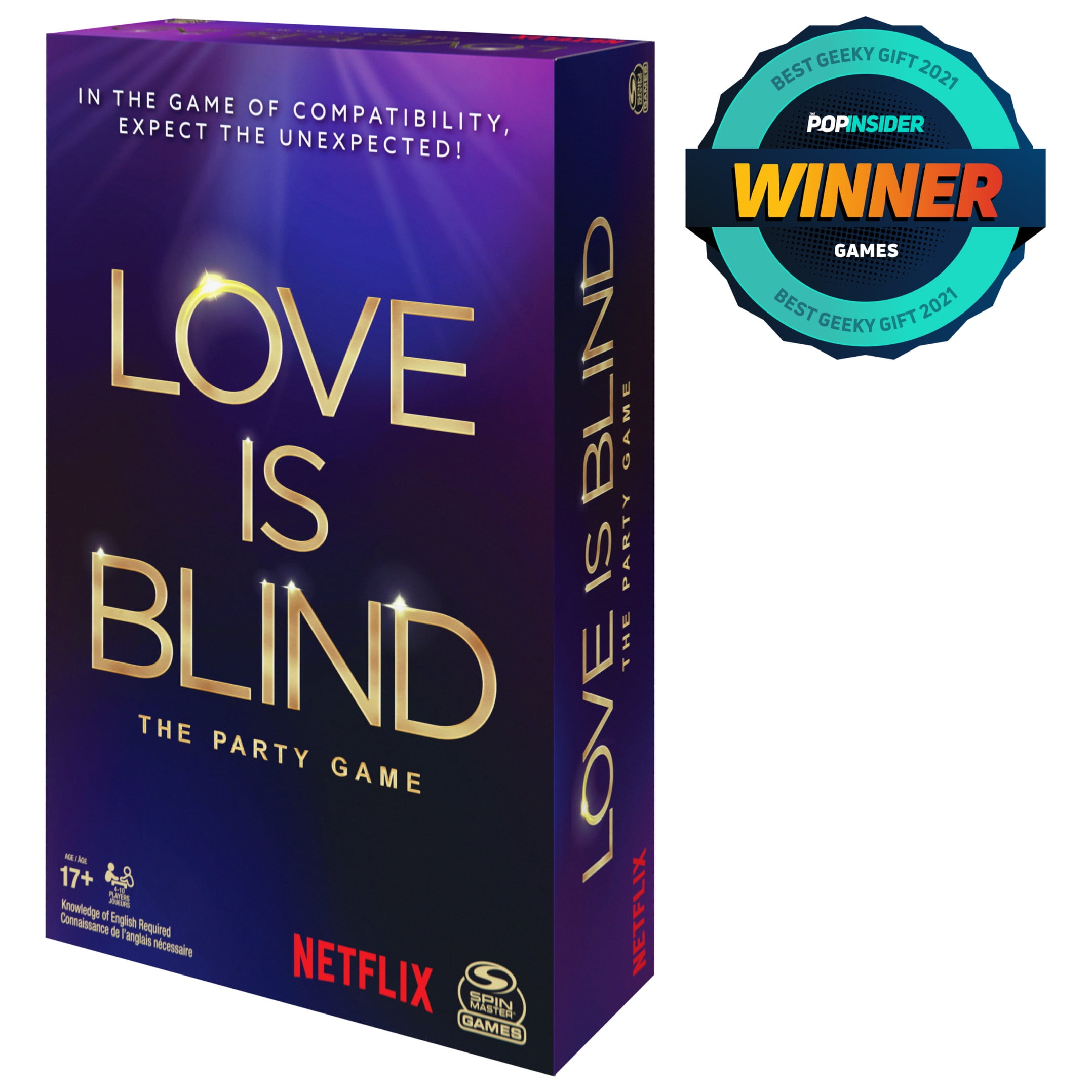 Love is Blind, The Adult Party Board Card Game for Couples & Singles Based on The Hit Netflix Show, Ages 17 and up