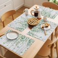 thumbnail image 5 of Eucalyptus Leaves Placemats Set of 4, Watercolor Green Leaf Wood Grain Non-Slip Place Mats Washable Table Mats for Kitchen Dining Table Decorations Indoor/Outdoor, 5 of 9