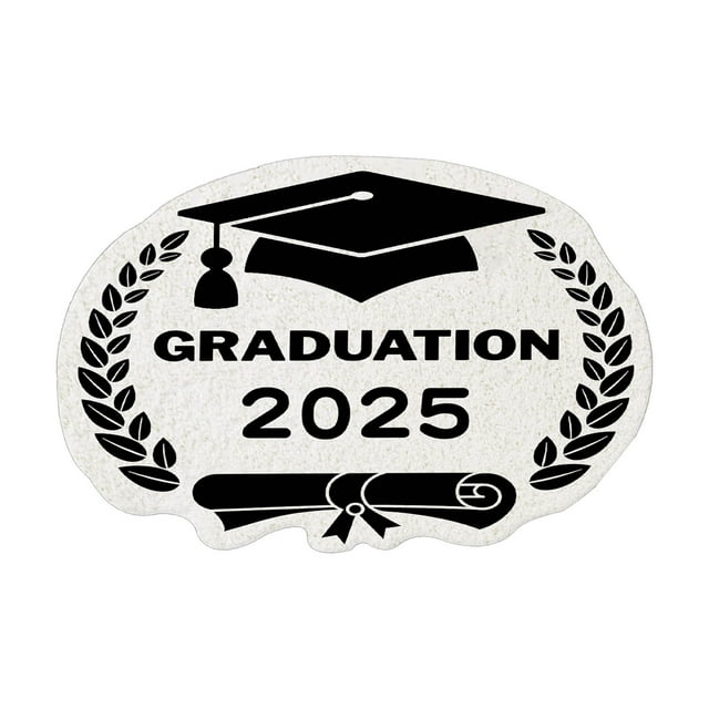 WIFKLSIIPG Graduation Season front Door Mat 2025 Welcome Mat for front Door with Non Backing Easy to Clean Entry Mats for Indoor Outdoor Porch Home