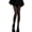 Black-os, variant on Women's Elegant 10D Super Thin Sheer Tights Wide Vertical Striped Design Nylon Fabric See Through Pantyhose Stockings