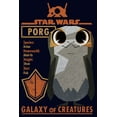 thumbnail image 2 of Women's Star Wars: Galaxy of Creatures Georgie Porgie  Graphic Tee Navy Blue 2X Large, 2 of 4