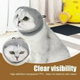 thumbnail image 5 of Cat Muzzle for Grooming, Transparent Cat Mouth Muzzle for Nail Trimming, Anti-Biting Breathable Cat Helmet, Adjustable Kitten Mask for Treatment Recovery Pet Puppy Hood Prevent Scratching Biting, 5 of 8