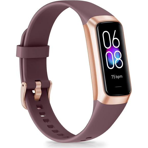 Fitness Tracker, 1.10''AMOLED Touch Color Screen Activity Tracker with 24/7 Heart Rate, Sleep Tracking, 25 Sports, Step Calorie Counter Pedometer