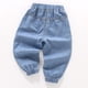 thumbnail image 4 of Odeerbi 2-10 Años Niños Niñas Pantalones Vaqueros Jogger Color Sólido Cintura Media Vaqueros Con Bolsillo, 4 of 5