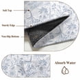 thumbnail image 6 of Light Blue Dandelion Area Rugs 2.7'x5', Washable Small Throw Rugs for Kitchen Bedroom, Spring Flowers Modern Minimalist Indoor Outdoor Rug Non-Slip Low Pile Carpet Runner Reversible Floor Mats, 6 of 8