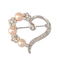 thumbnail image 1 of Broche de seguridad Jumpingount amor rosa con perla artificial y diamantes de imitación, 1 of 6