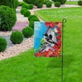 thumbnail image 5 of GZHJMY Garden Flag Bird Titmouse Polyester Double Sided Printing Fade Proof Vertical Yard Outdoor Decoration 12x18 Inch Yard Flags, 5 of 7