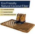 thumbnail image 2 of Kings County Tools 29x19” Natural Coir Doormat with Stainless Steel Mesh - Outdoor Welcome Mat, 2 of 6