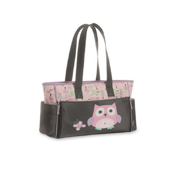 Owl Diaper Bag Tote, Features adorable owl applique By Baby Boom Ship from US - www.strongerinc.org ...