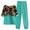 Army Green, variant on Jacenvly Summer Trendy Women's Printed Half Sleeve Round Neck Cropped Top Casual Pants Suit Set Two Piece Lounge Set Leopard Comfortable Two Piece Outfits Women Plus Size Army Green
