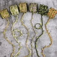 thumbnail image 4 of Zhaomeidaxi Natural Jute Twine, Burlap Leaf Ribbon with Artificial Vine Green Leaves for Wedding Home Garden, 4 of 6