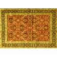 thumbnail image 1 of Ahgly Company Indoor Rectangle Persian Yellow Traditional Area Rugs, 5' x 7', 1 of 4