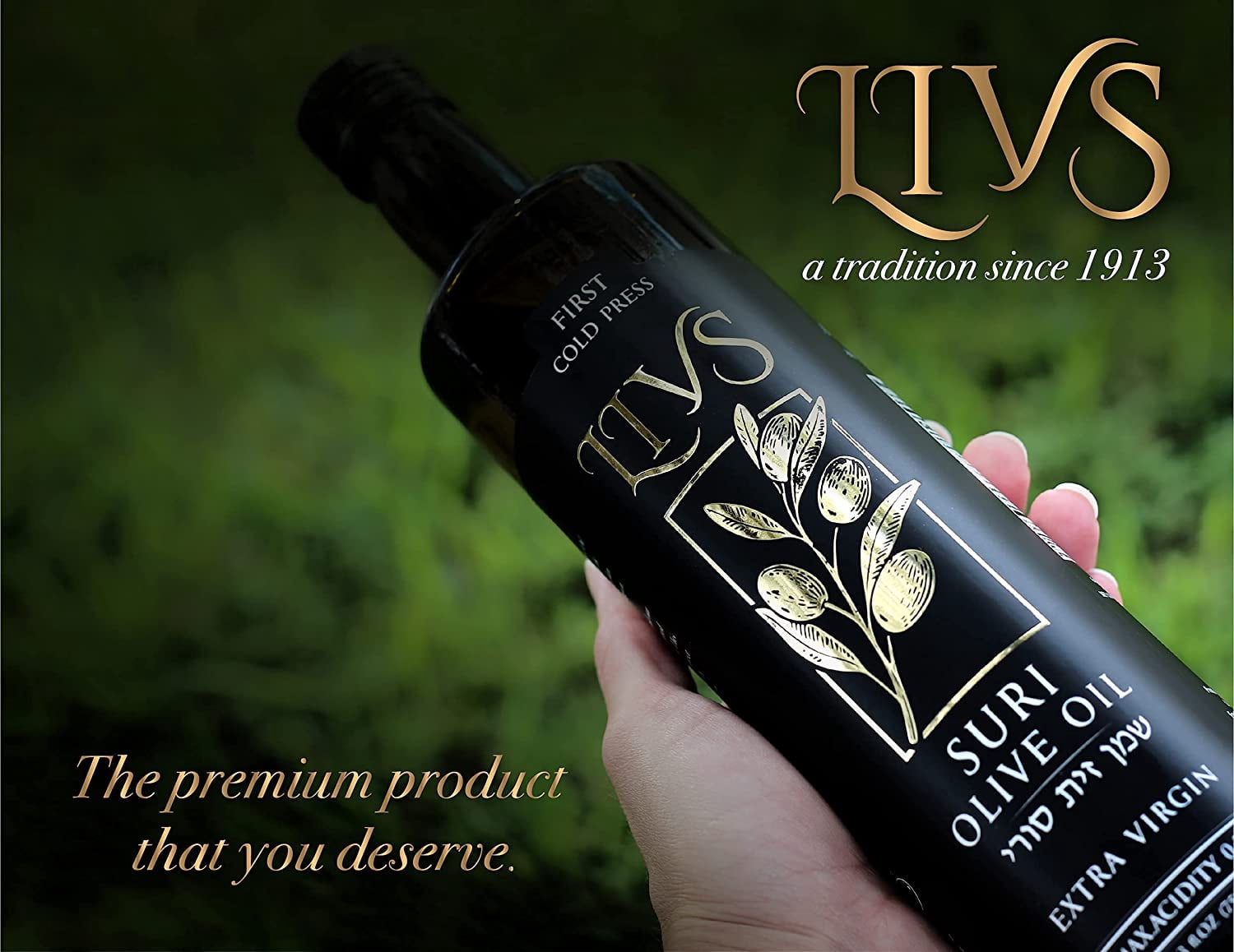 LIVS Suri Blend Extra Virgin Olive Oil – 750ml |Pack of 2| – First Cold Pressed, Unfiltered, Mediterranean Robust Flavor