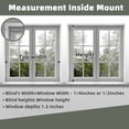 thumbnail image 3 of BERISSA Cordless No Drill No Tools Cellular Shades, Light Filtering Pull Down Window Blinds,White,34" W x 36" H, 3 of 9