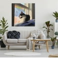 thumbnail image 2 of Stupell Industries Warm Sunlit Cat Neighborhood Windowsill Graphic Art Gallery Wrapped Canvas Print Wall Art, Design by Emily Kalina, 2 of 7