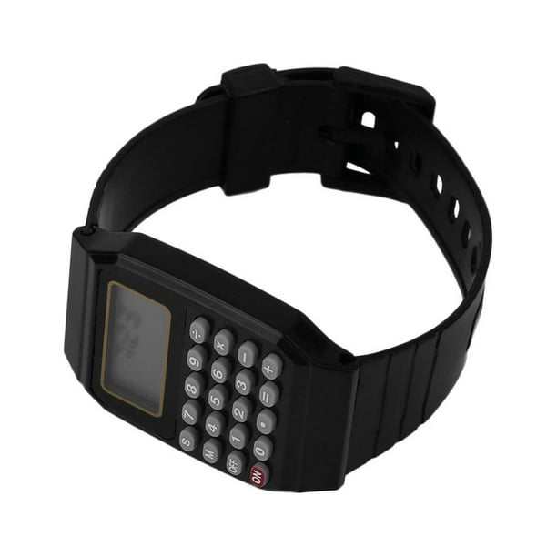 Calculator wrist watch new arrivals
