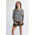 thumbnail image 3 of Ragstock Mesh Stitch Skull Sweater, 3 of 4
