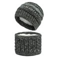 thumbnail image 1 of 2Pcs/Set Bébé Hiver Bonnet Bonnet Chapeau Peluche Foulard Col Chaud, 1 of 6