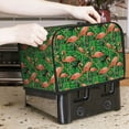 thumbnail image 7 of Uemuo Flamingo Print Toaster Cover 2 Slice, Small Kitchen Appliance Covers, Toaster Oven Cover with Loop, Bread Machine Cover Dust Cover Protection, 7 of 7