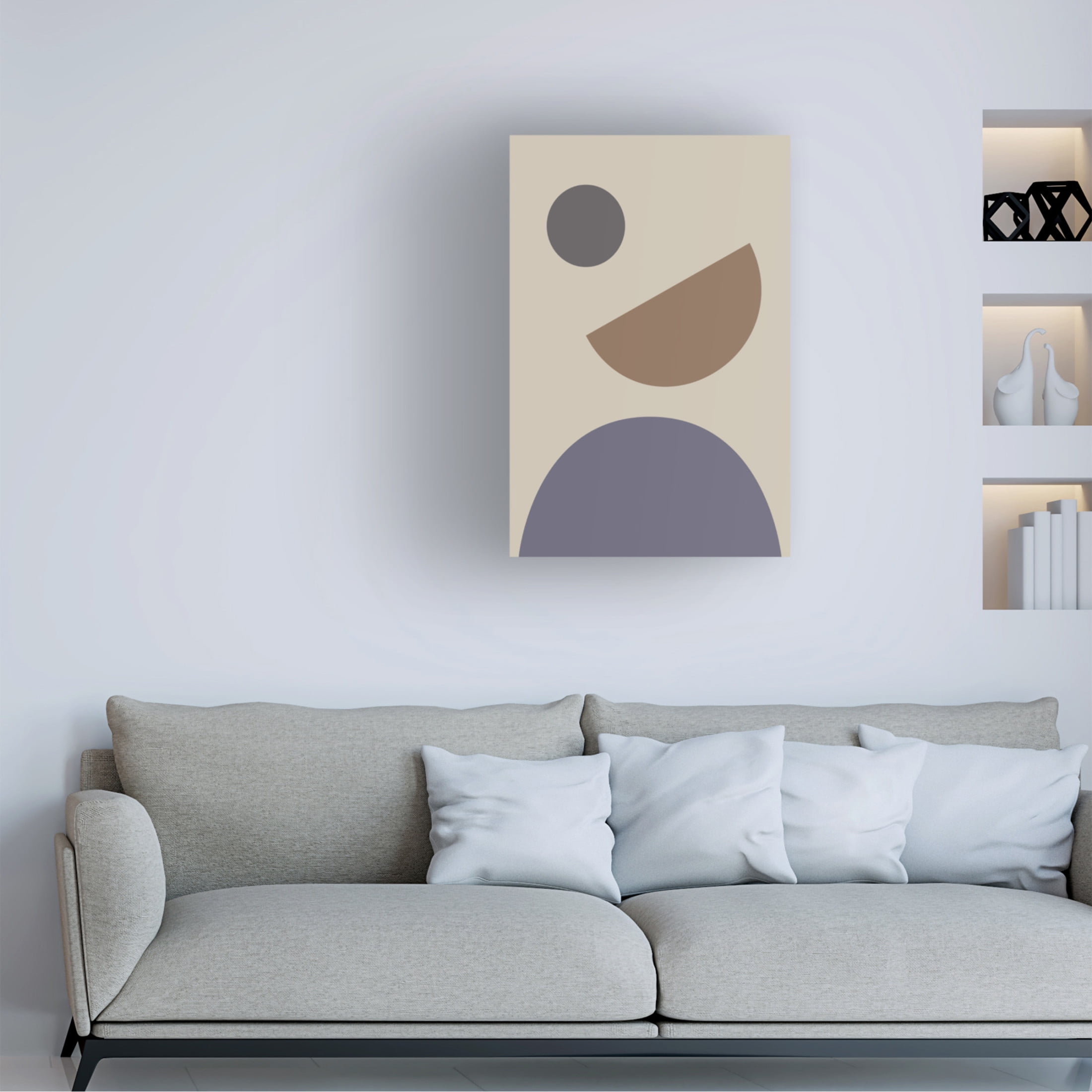 Pictufy Studio 'Geometrical Shapes' Canvas Art - 16 x 24 Inches