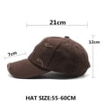 thumbnail image 4 of Gorra de béisbol raglán con sombrero de lengua de pato y visera curva, 4 of 4