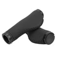 thumbnail image 1 of Empuñaduras de manillar de bicicleta planas negras, cubierta de manga de mango suave, piezas de ciclismo para bicicleta de montaña, 1 of 12